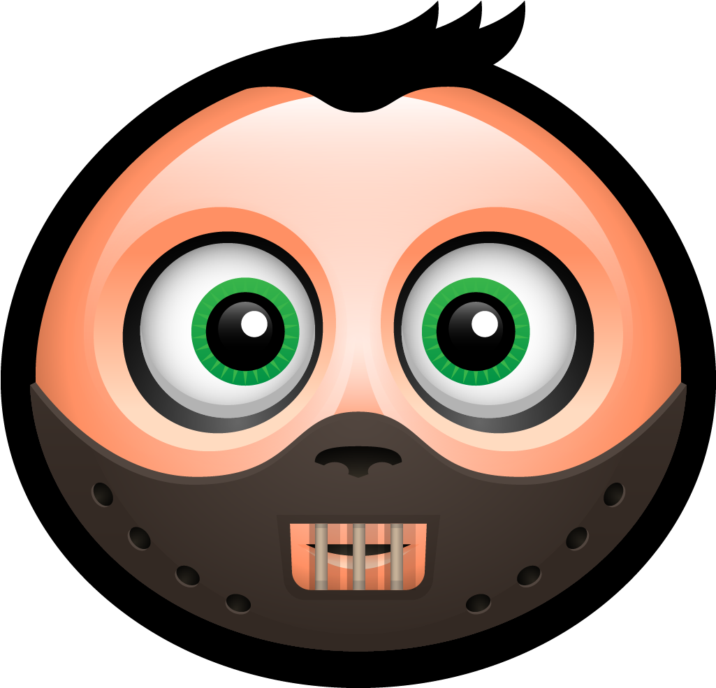 Spooky Clipart Ghost Mask - Hannibal Lecter Clip Art (1024x1024)