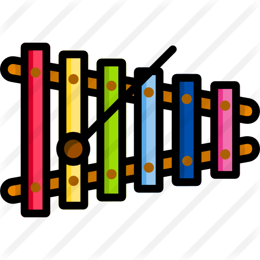 Xilófono Icono Gratis - Xilófono Icono Gratis (512x512)