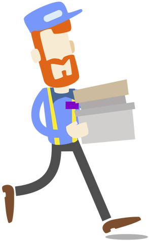 512 X 512 5 - Delivery Man Png (512x512)