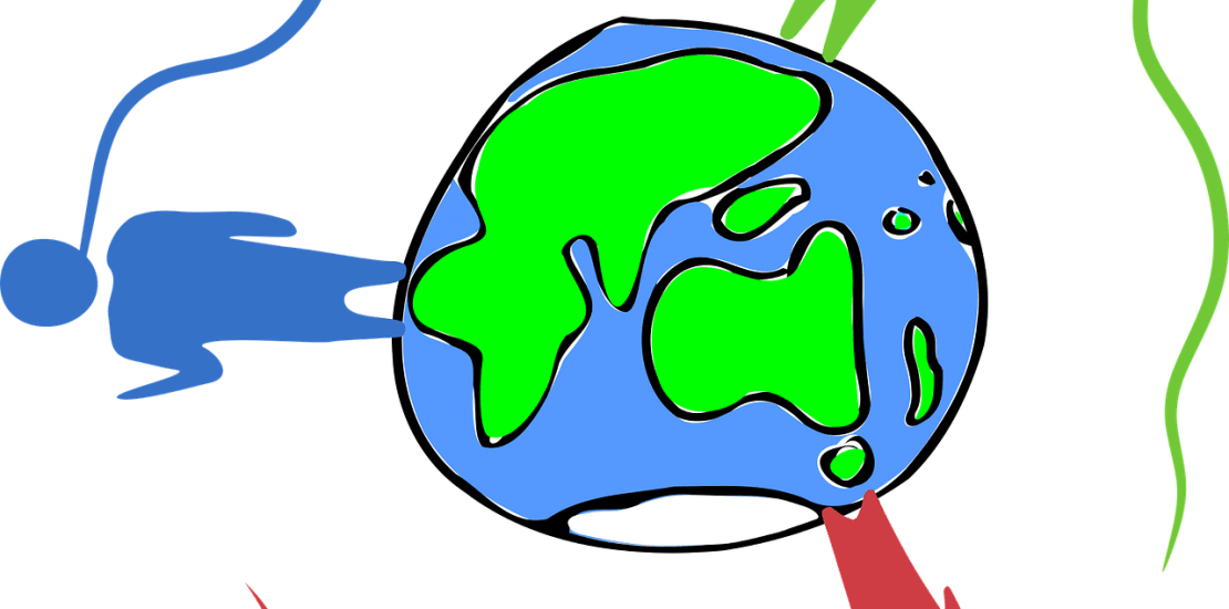 Do You Know What Relay Interpreting Is - Earth Sketch Png (1110x550)