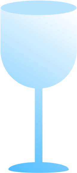 Wine Glass Champagne Glass Microsoft Azure - Skleničky Na Víno Modré (530x750)
