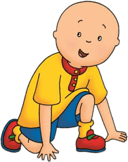 Free Png Download Caillou Ready To Sprint Clipart Png - Jojo Siwa Hairline Memes (480x584)