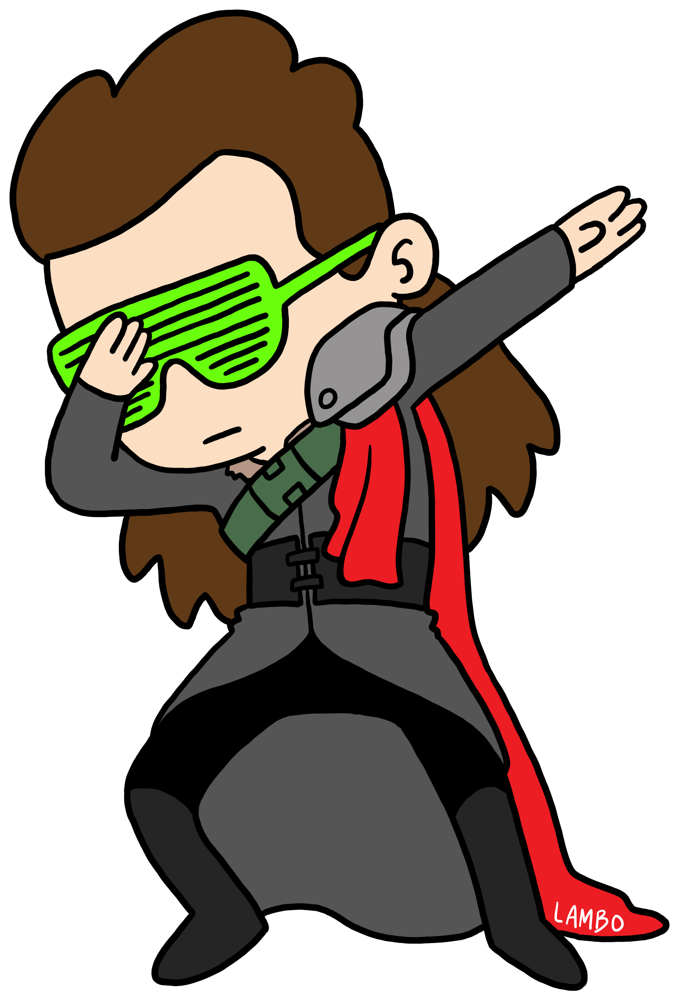 For My First Post, I'm Just Going To Re-upload Lexa - Cartoon (3600x3600)