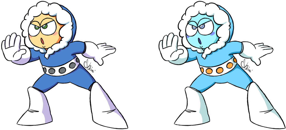 Captain N Colors By Shini-smurf - Captain N Mega Man Robot Masters (1217x657)