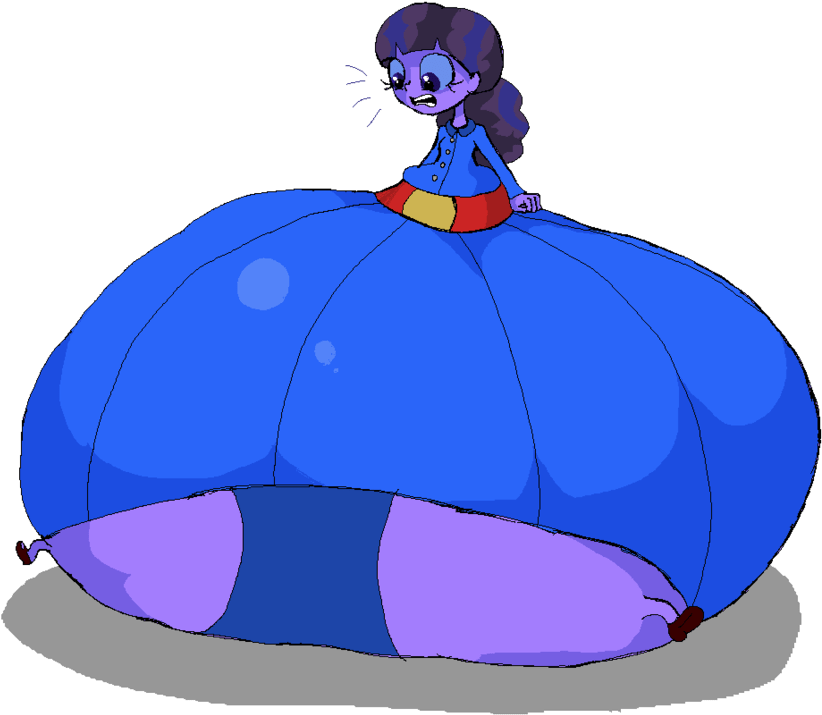 Violet Blueberry Inflation Deviantart Violet Beauregarde Breast Expansion (894x894) Png