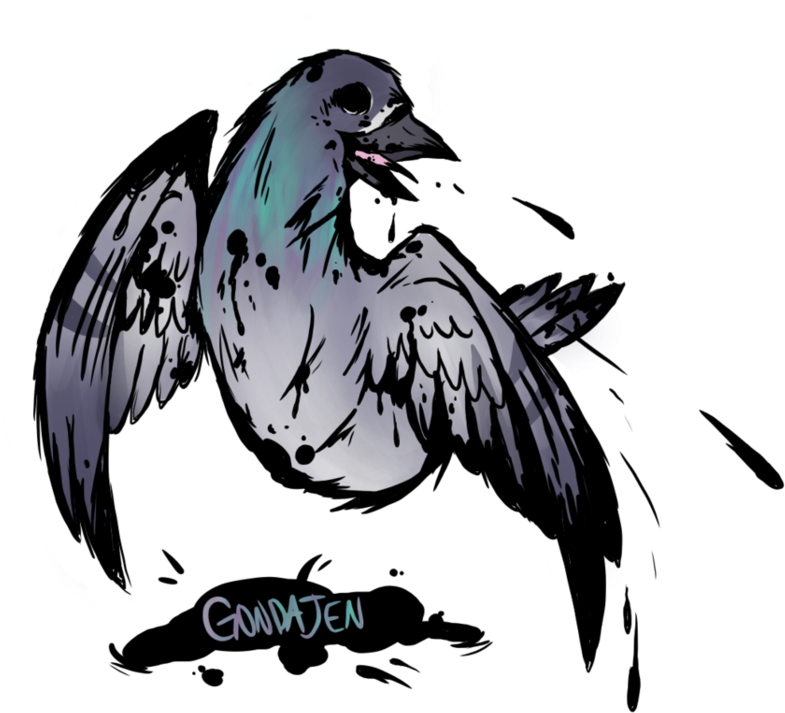 Zombie Clipart Bird - Illustration (957x835)