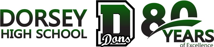 Dorsey Dons Boosters - Dorsey High School Logo (1000x200)