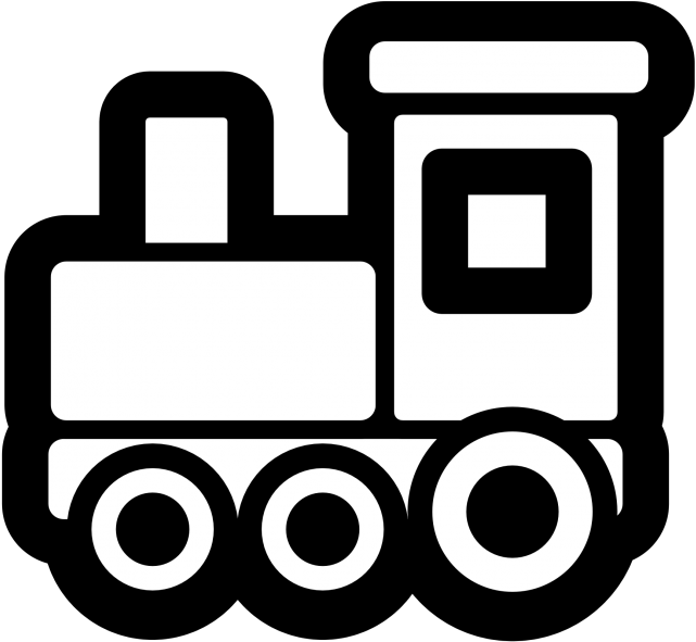 Medium Size Of Coloring Pages - Train Clipart Black And White (728x728)
