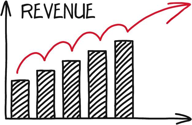 “it All Comes Down To Money” - Sales Graph Transparent (750x407)