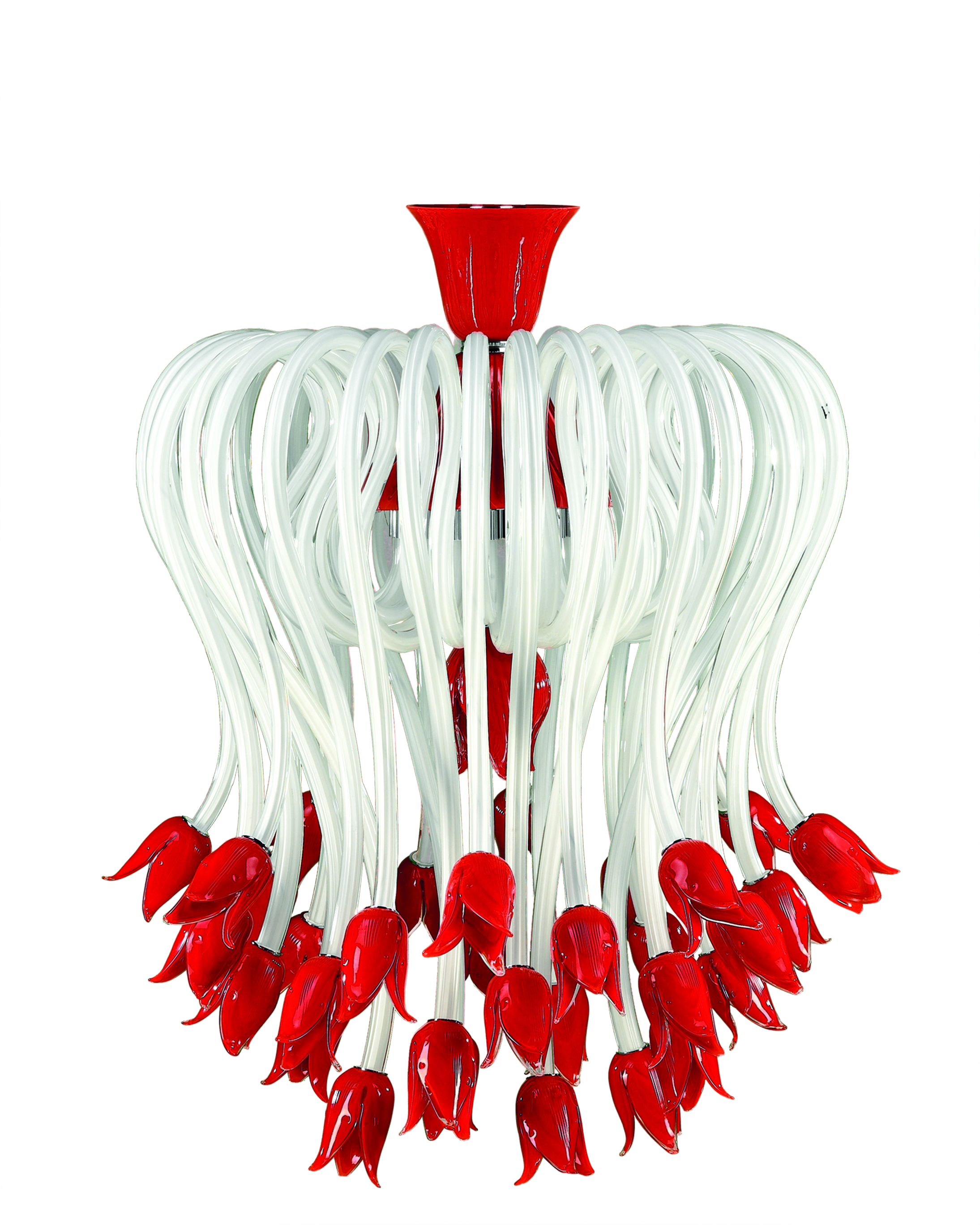 Handmade Glass Chandelier - Illustration (2189x2736)