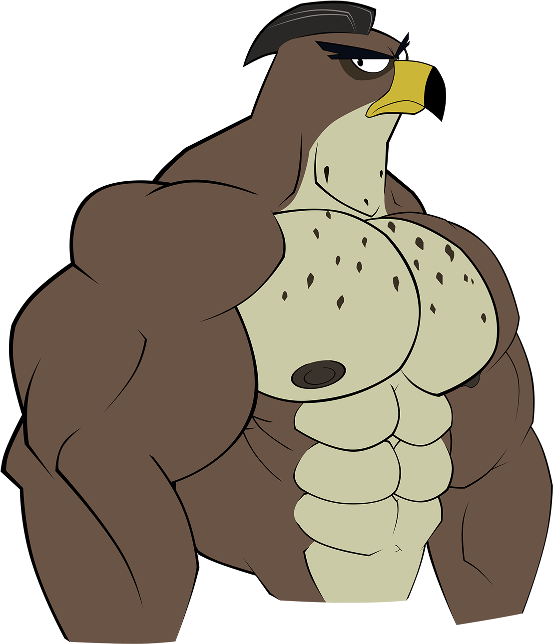 Falcon Clipart Muscle - Falcon Graves Muscle (1231x1400)