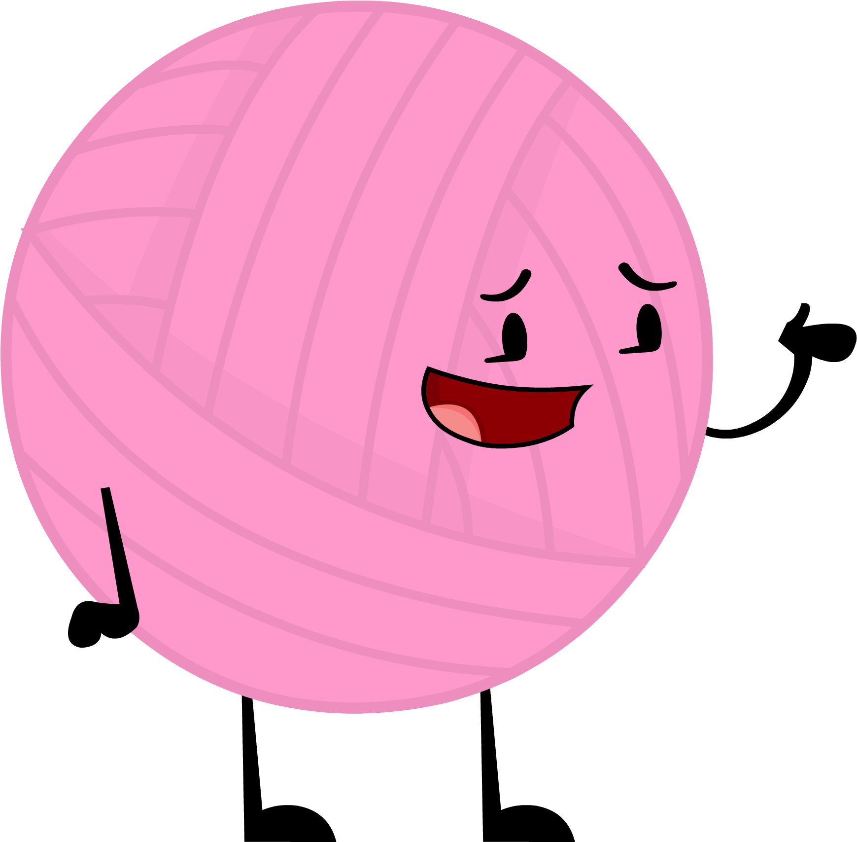 Yarn Clipart Pink Yarn - Cartoon (1811x1752)