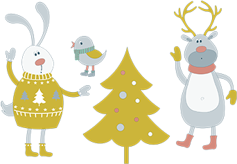 Sticker Noël Enfantin - Noel Enfantin (384x384)