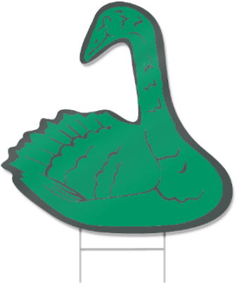 Duck Shaped Sign - Duck (449x449)