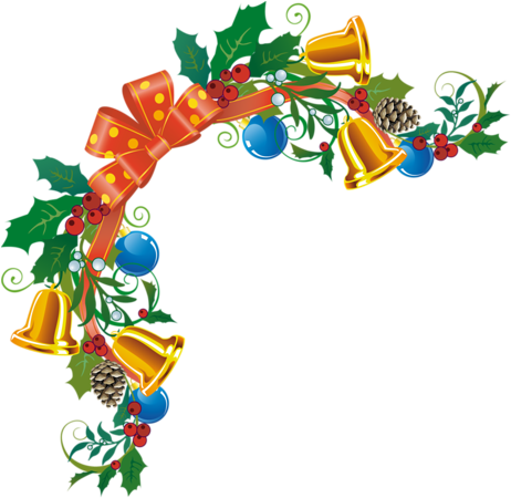 Coins,bordures,noel - Imagenes Png Posadas (467x460)
