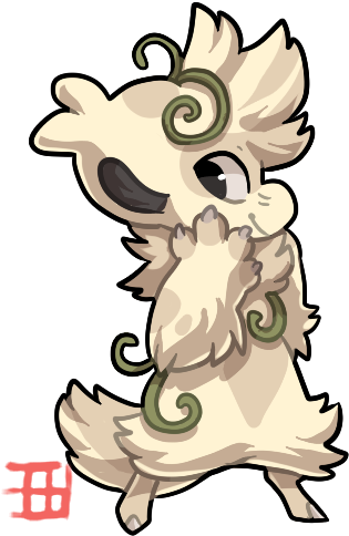 #844 Cursed Beanbean Bb W/m -sprout - Cartoon (431x767)