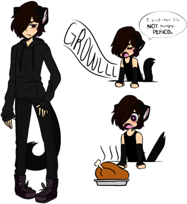 Hungry Stomach Boy Anime (400x450)