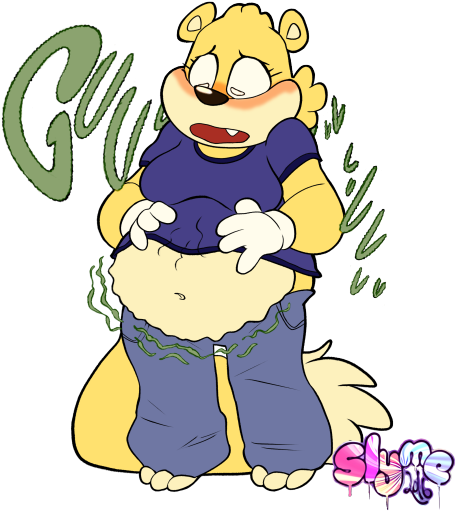 Looks Like Someone Has Been Having Too Many Late Night - Underfell Papyrus Stomach Growling (500x571)