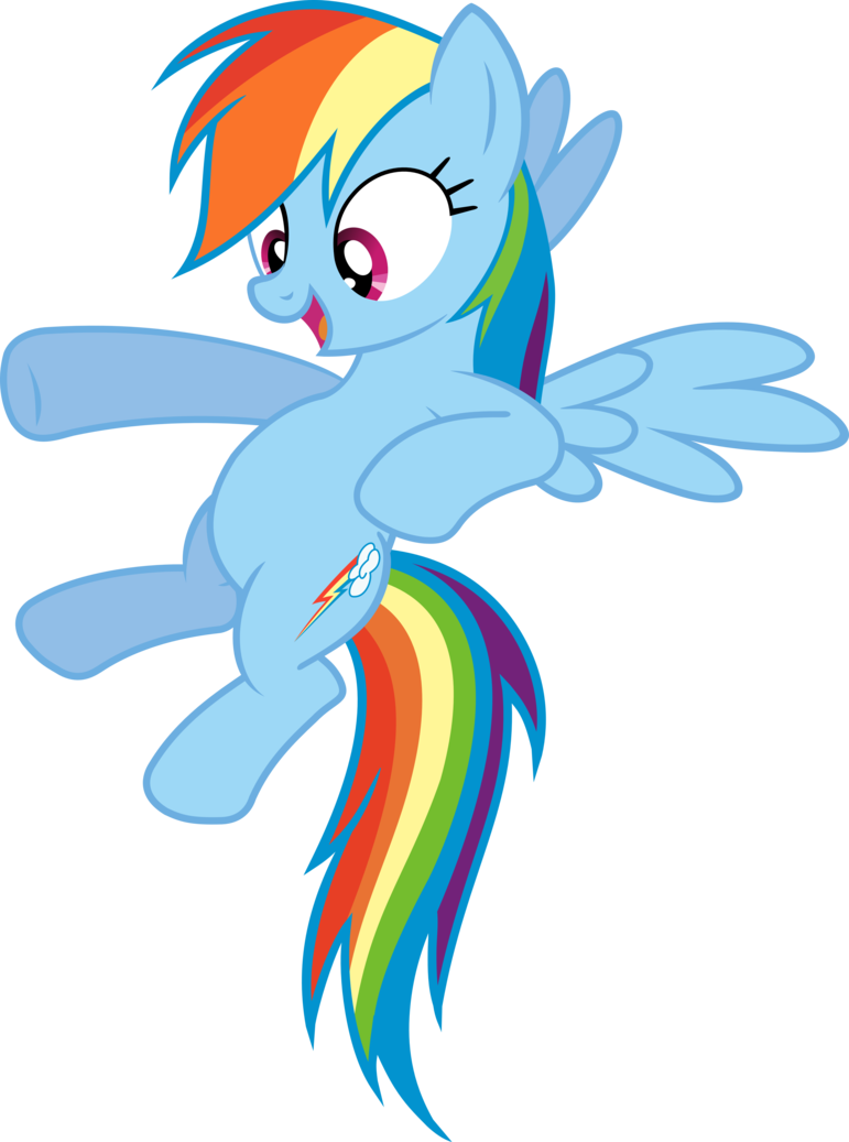 Dashie On A Full Stomach By Slb - Mlp Rainbow Dash Belly (771x1037)