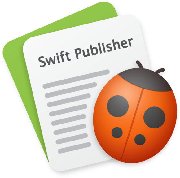 Swift Publisher 5 On The Mac App Store - Swift Publisher Logo (600x600)