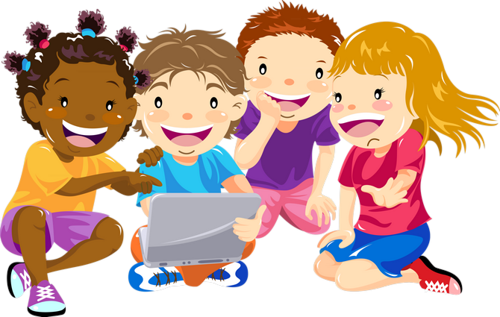 School Clipart, School Children, Borders And Frames, - Colegio Forchue (500x317)