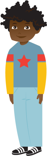 Illustration Of A Young Boy Named Cecil - Illustration Of A Young Boy Named Cecil (216x674)