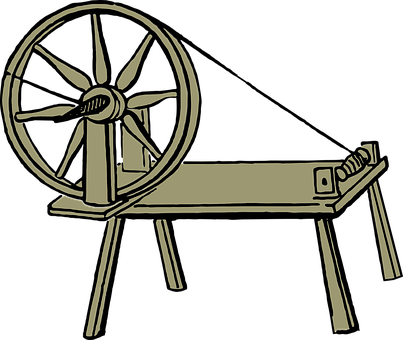 Spinning Wheel, Yarn, Wool, Wheel - Spinning Wheel, Yarn, Wool, Wheel (403x340)