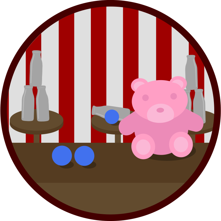 Name, Milk Bottle Toss Teddy - Question Mark Clip Art (720x720)