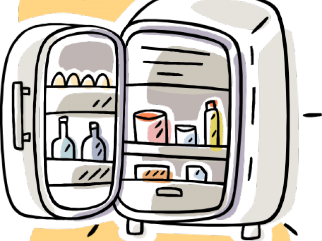 Refrigerator Clipart Small Refrigerator - Buy Energy Efficient Appliances Clipart (640x480)