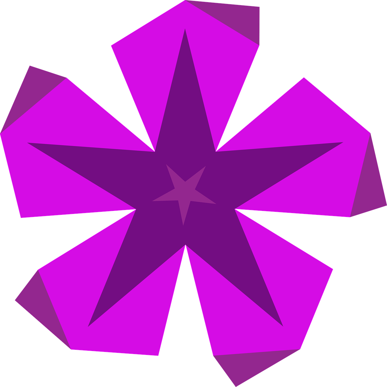 Purple Shooting Star Clip Transparent Stock - Estrella Morada Png (1280x1279)