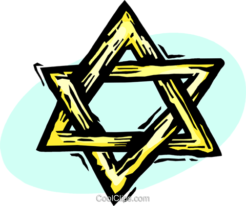 Star Of David Royalty Free Vector Clip Art Illustration - Star Of David Royalty Free Vector Clip Art Illustration (480x403)