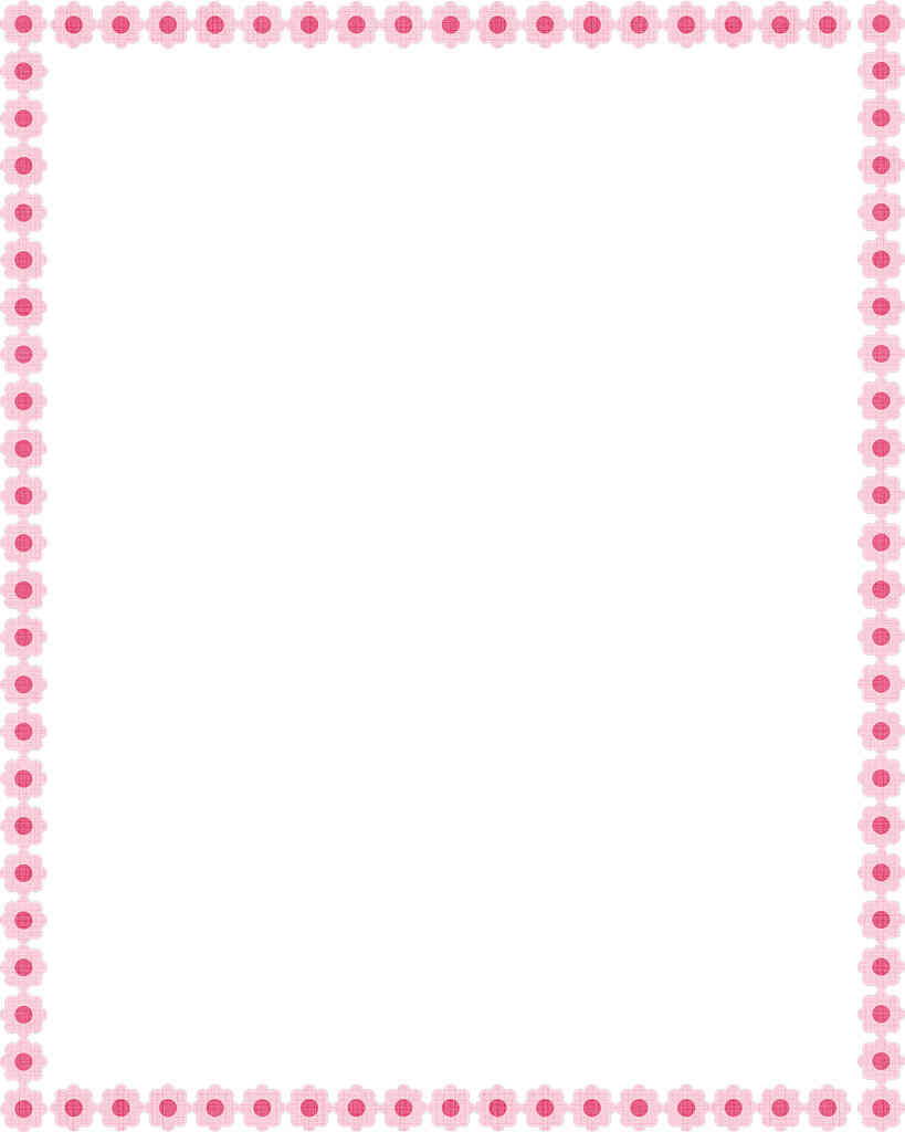 Mi Little Princess Collection Page Borders, Borders - Pink Diamond Border (819x1024)