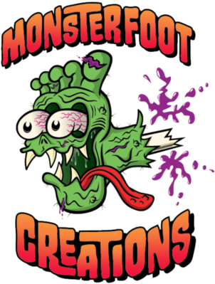 Mike Of 'monster Foot Creations' Is An Artist From - Cartoon (400x457)