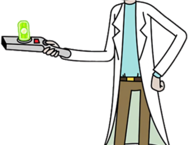 Rick And Morty Clipart Rick Sanchez - Rick With Portal Gun (640x480)