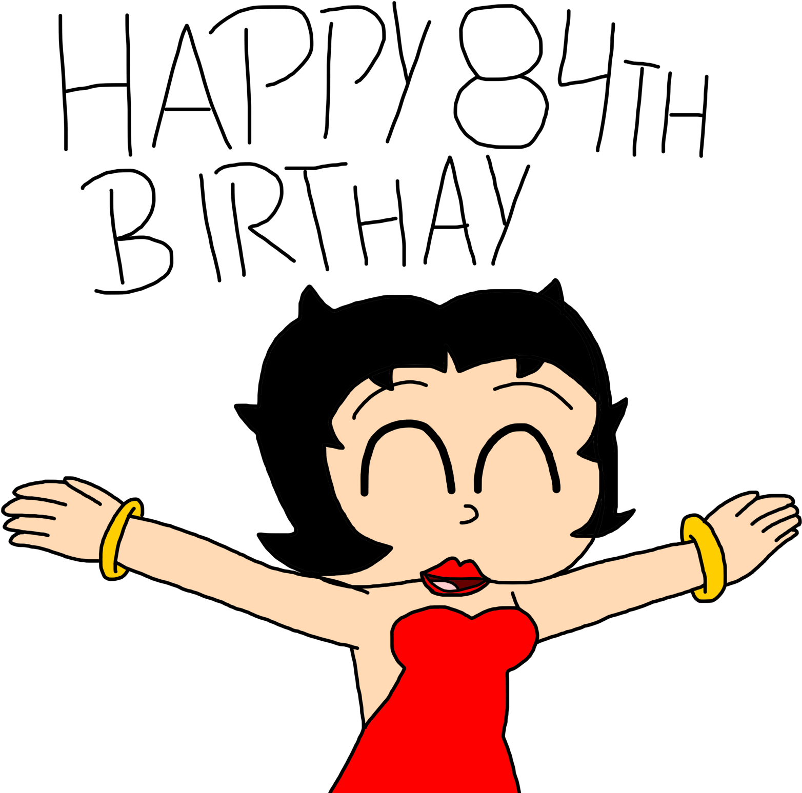 Happy Birthday Betty Boop - Cartoon (1600x1600)
