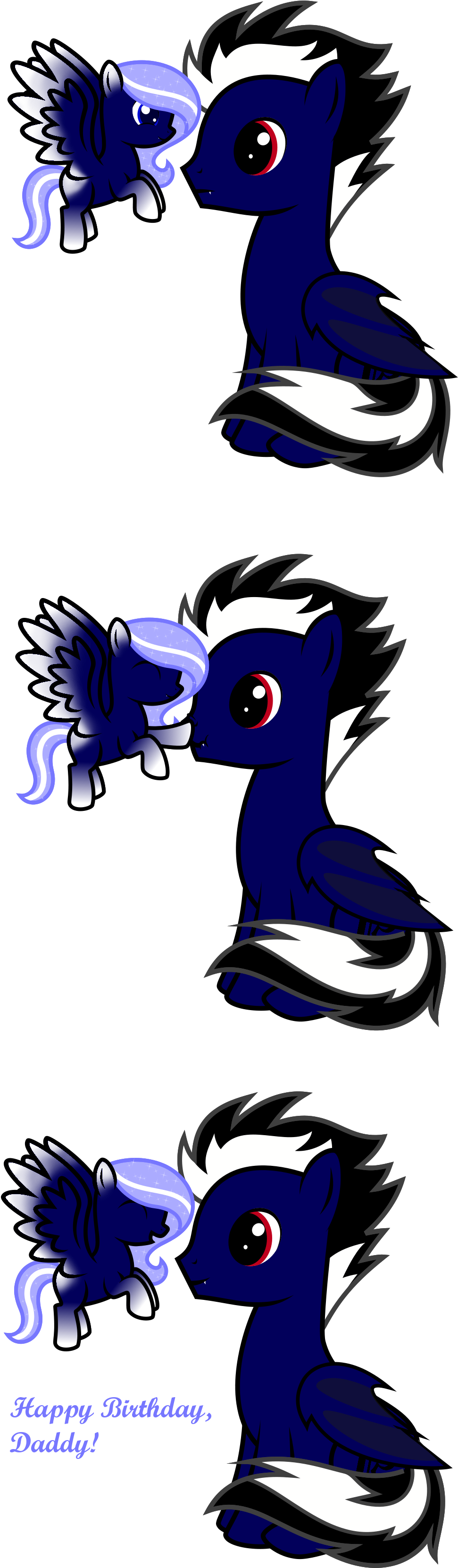 Stormdragon3, Baby, Baby Pony, Boop, Father And Daughter, - Cartoon (1000x3500)