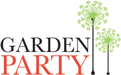 Party Word Clipart - Garden Party Logo (480x300)