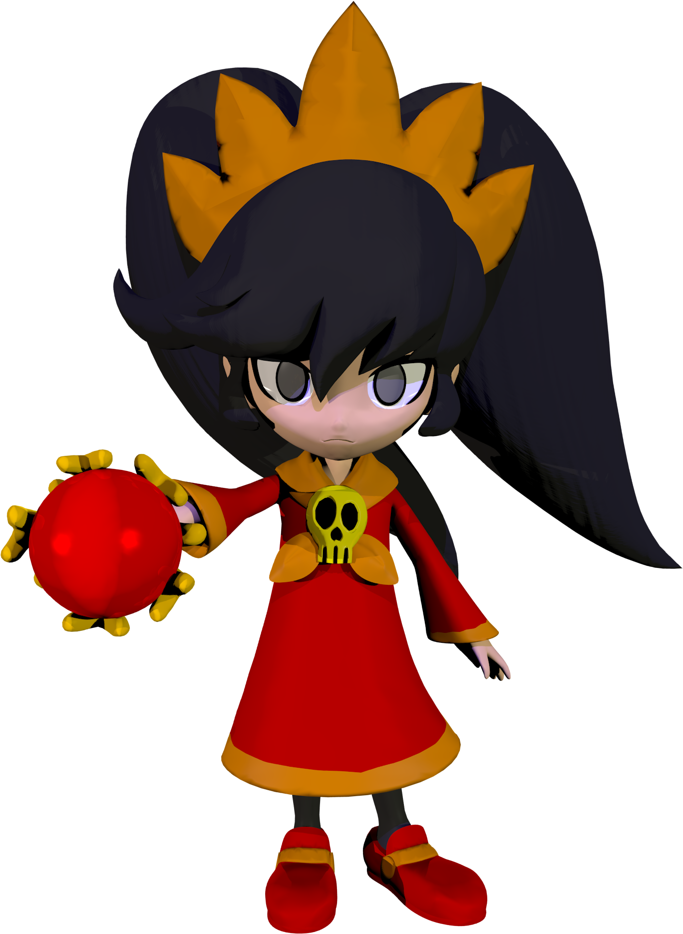 Sorry For The Wait, But Here's Ashley's 3d Design - Ashley Wario 3d Render (1920x1920)