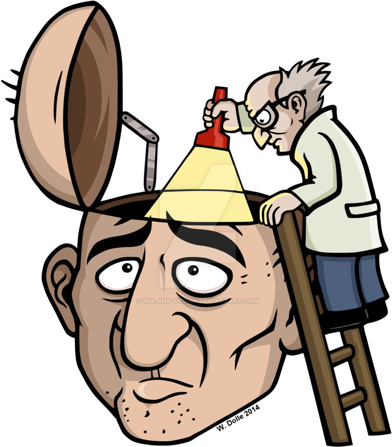 Open Head Cartoon Png (800x918)