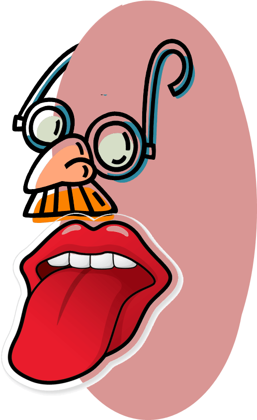 Olfactory Receptors Constitute The Largest Gene Family - Tongue Vector (568x846)