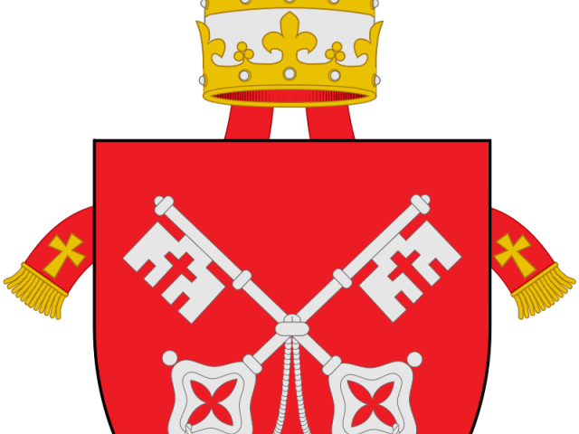 Medieval Clipart Group - Pope Pius V Coat Of Arms (640x480)