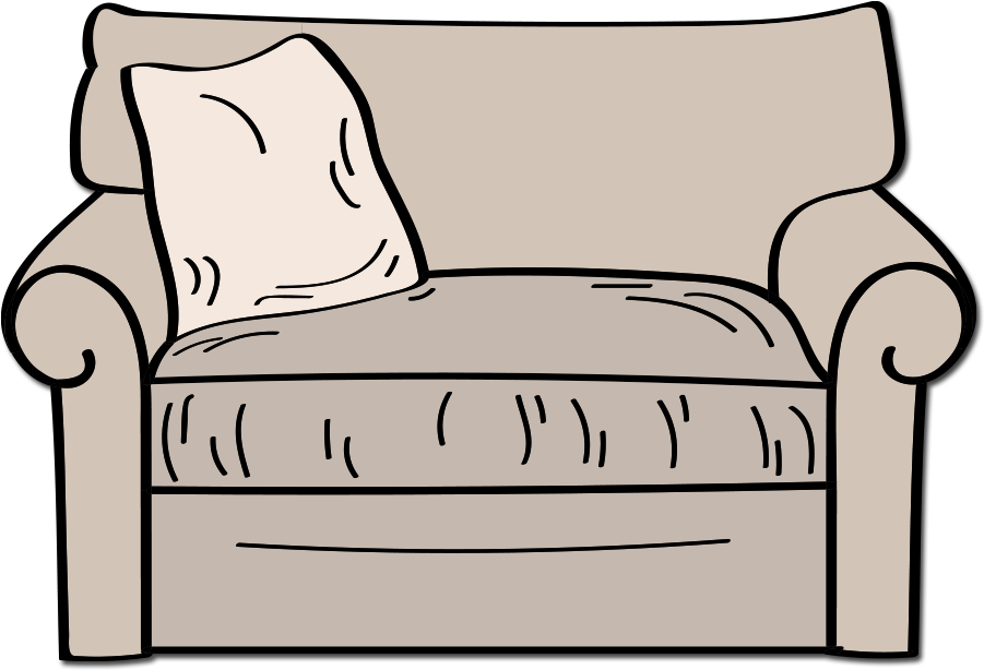 Twas The Night Before Christmas - Studio Couch (901x614)