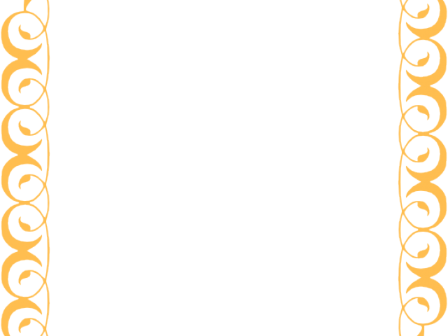 Golden Clipart Fancy - Page Borders Design Png (640x480)