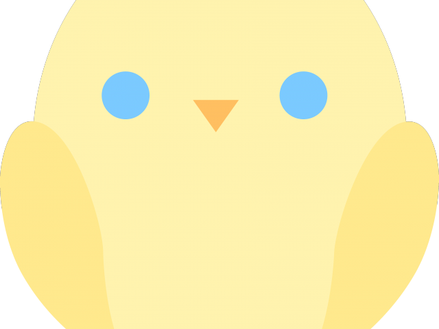 Pastel Clipart Baby Chick - Circle (640x480)
