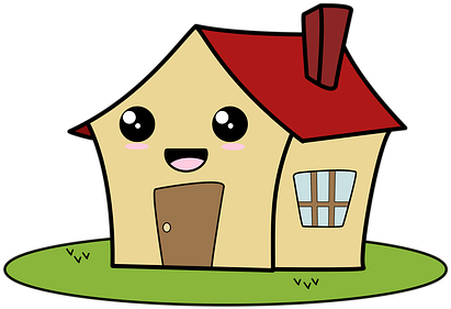 Cabin, House, Home, Kawaii, House Kawaii - Kawaii House (440x340)