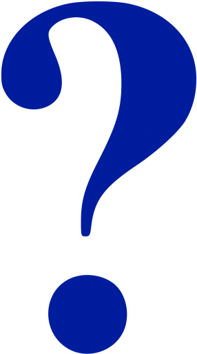 הפדגוגיה של שאילת שאלות - Blue Question Mark Png (358x599)
