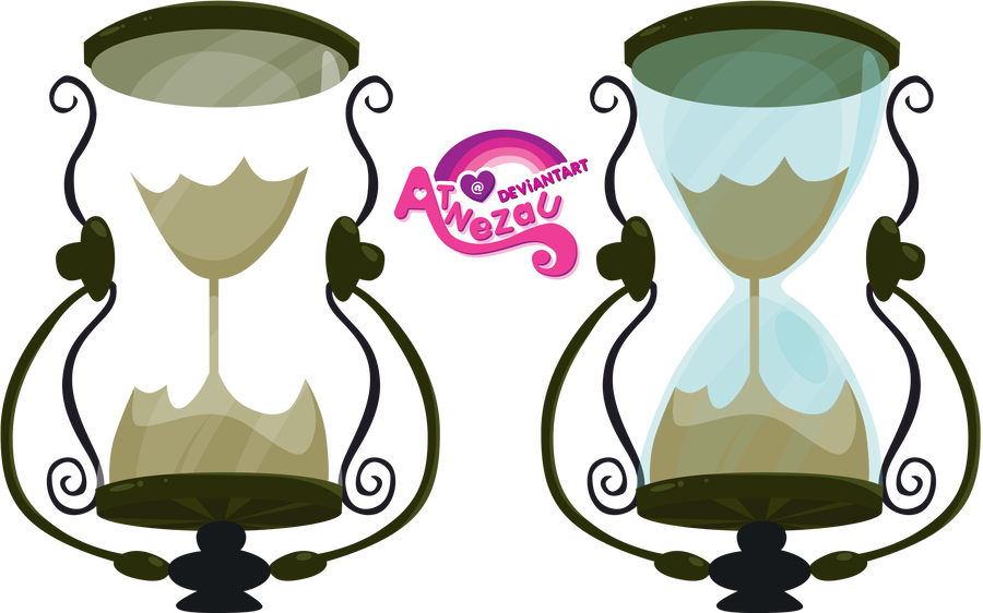 Hourglass Of Time Travel By Atnezau - Mlp Time Travel Cutiemark (900x562)