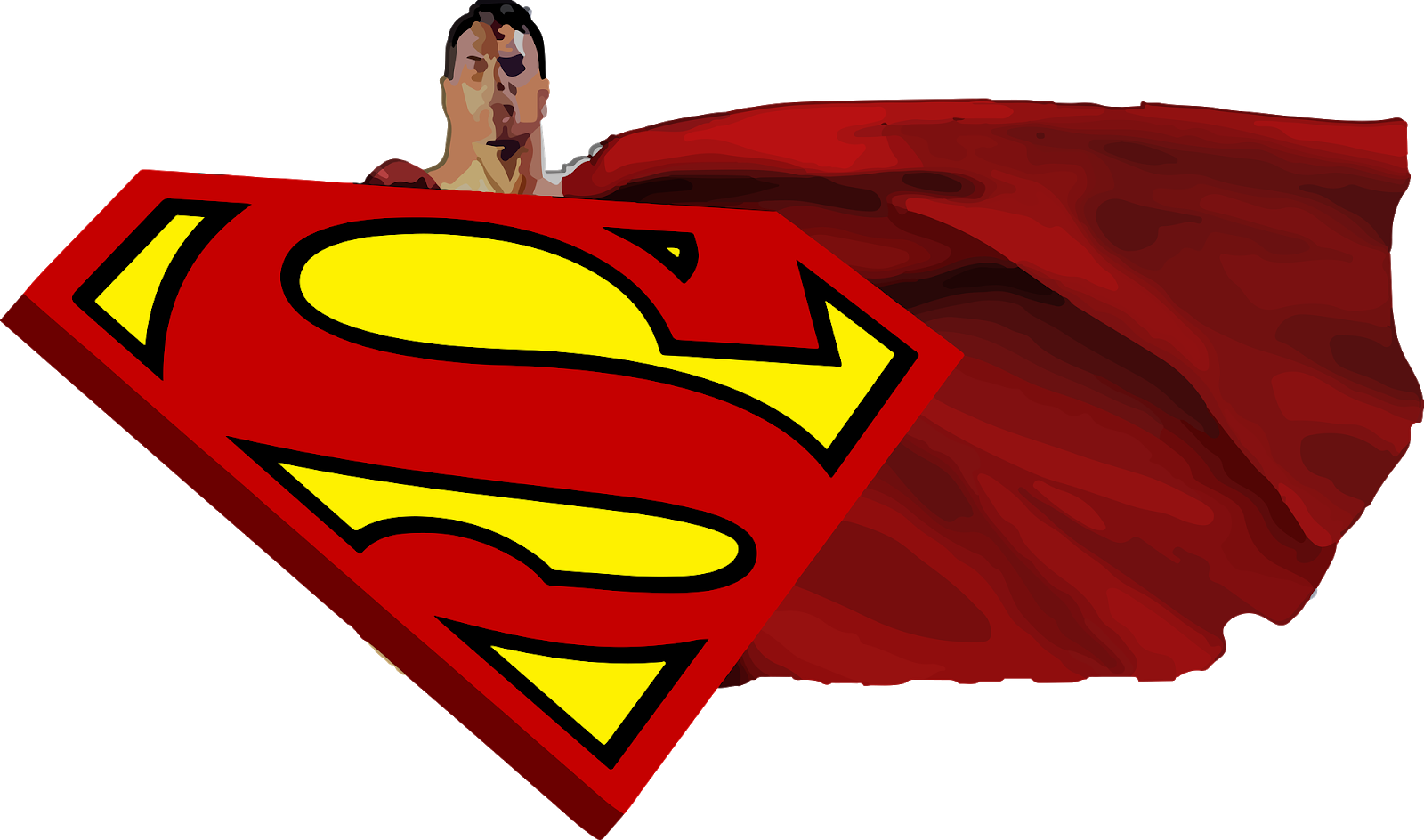 According To Einstein's Equation, The Objects Traveling - Superman Logo 3d Png (1600x944)