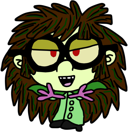 Lisa As A Supervillain - Illustration (452x456)