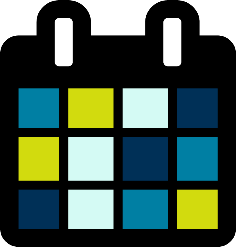 Formative Calendar - Calendar Sign Black And White (1200x1200)